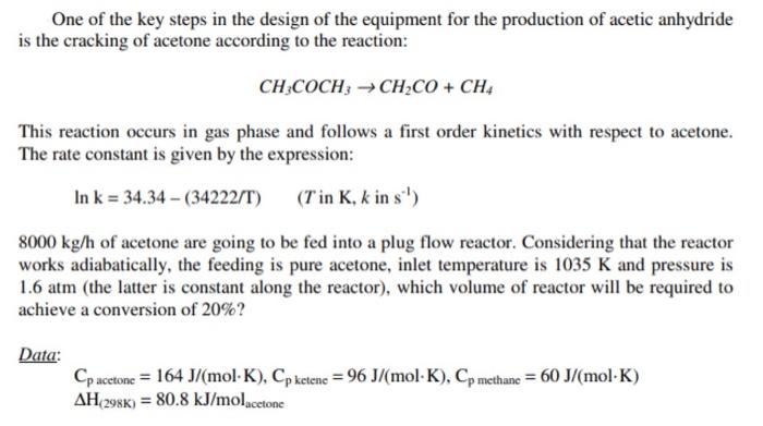 Solved One Of The Key Steps In The Design Of The Equipment Chegg Com