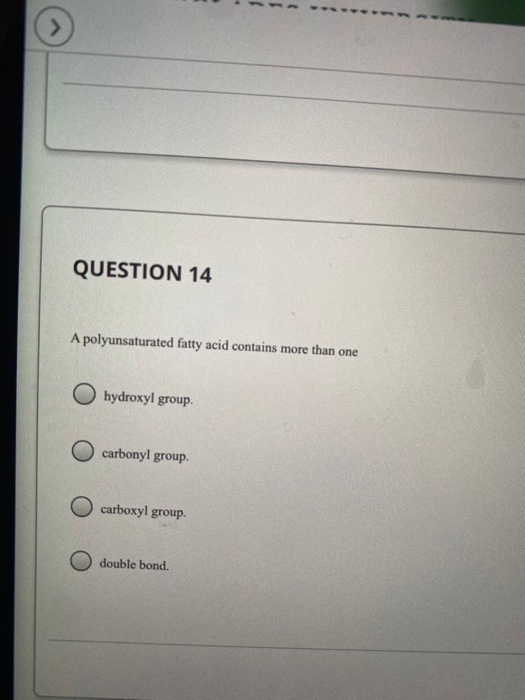 Solved wax QUESTION 29 Compared to saturated fatty acids,
