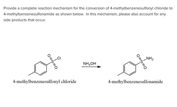 Solved Provide a complete reaction mechanism for the | Chegg.com