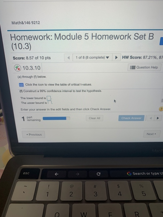 Solved Math&146 9212 Homework: Module 5 Homework Set B | Chegg.com