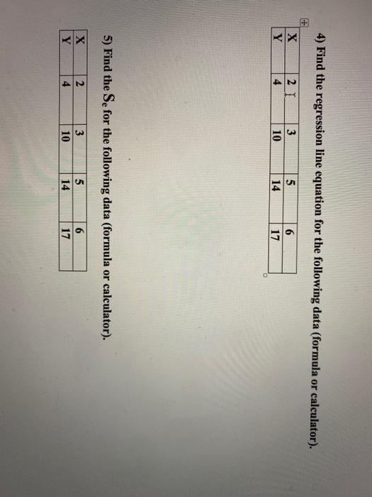 Solved 6) Find the 95 prediction interval for y if x = 4