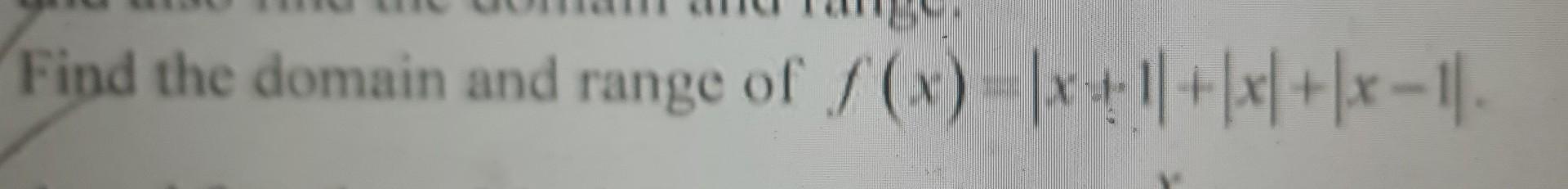 domain and range 1 x