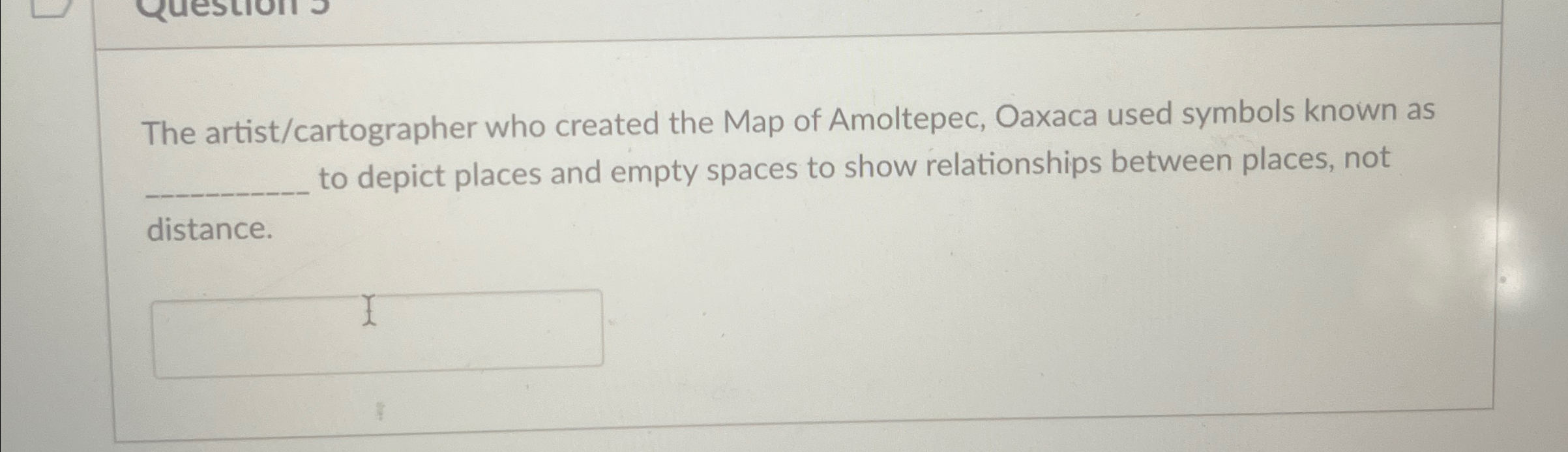 Solved The artist/cartographer who created the Map of | Chegg.com
