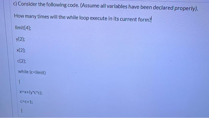 Solved answers for part a and b in c++. part c just give the | Chegg.com
