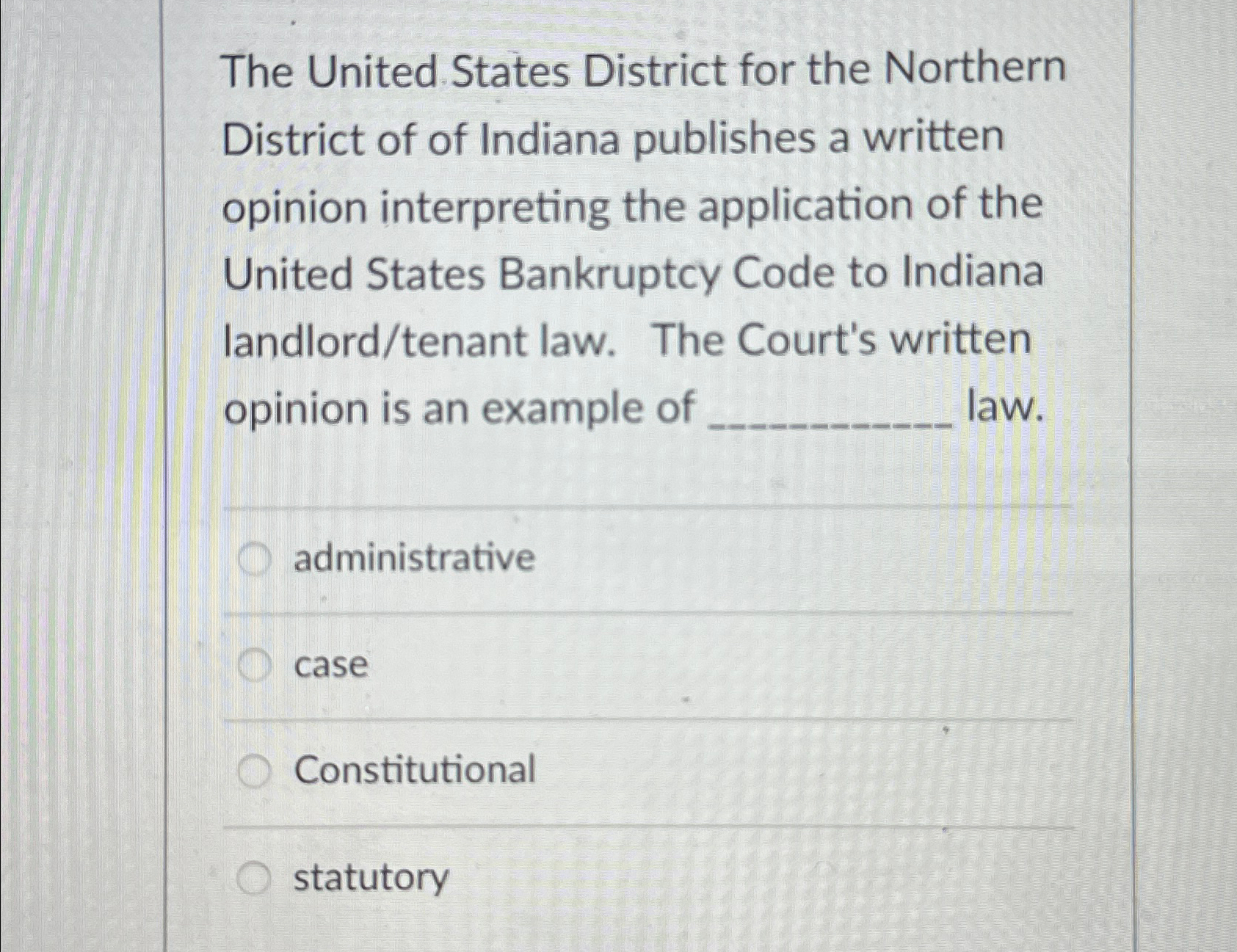 Solved The United States District For The Northern District | Chegg.com