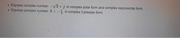 express the complex number 3i in polar form