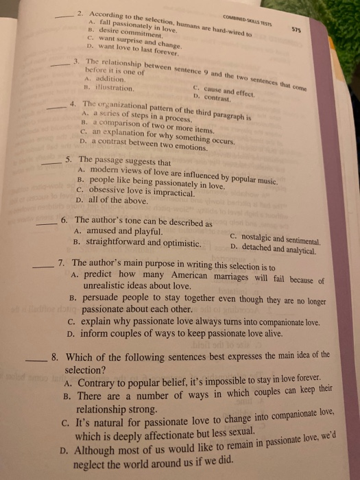Solved 564 Combined Skills Test 1 Read The Passage Below Chegg Solved 564 Combined Skills Test 1 Read The Passage Below Chegg
