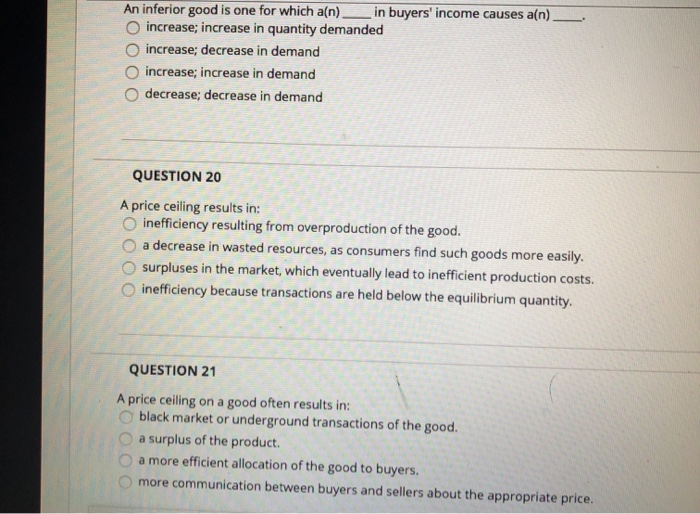 Solved A decrease in supply is caused by: O a decrease in | Chegg.com