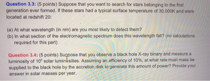 Solved Question 3.3: (5 points) Suppose that you want to | Chegg.com