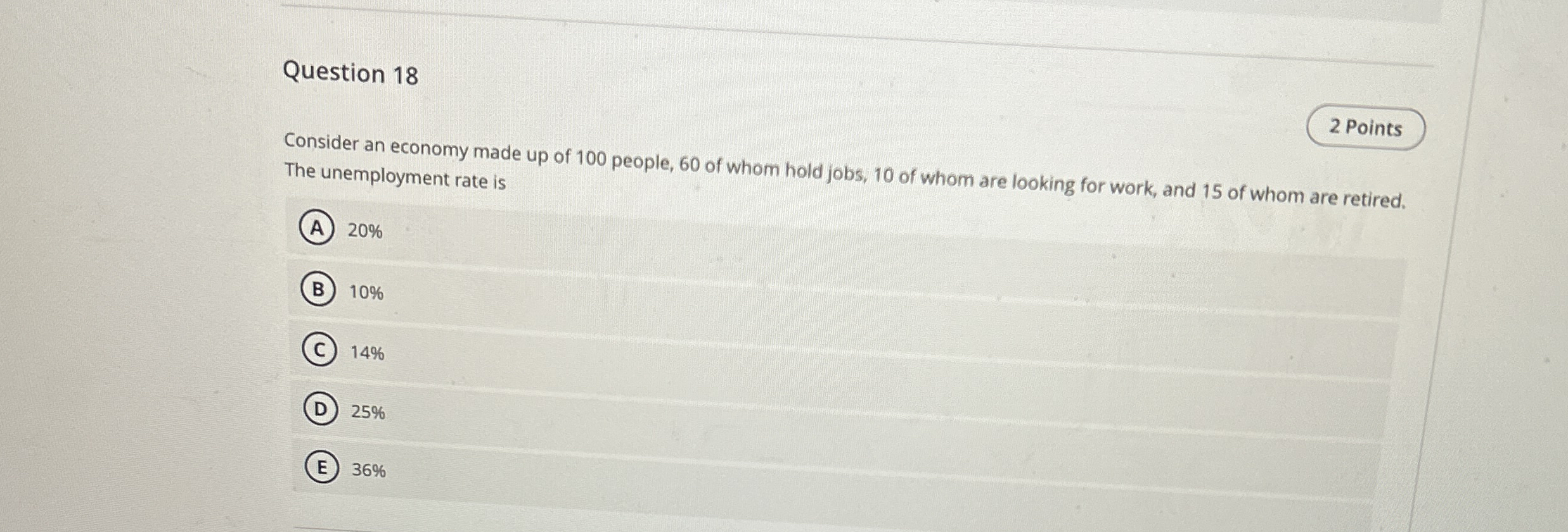 Solved Question Pointsconsider An Economy Made Up Of Chegg Com