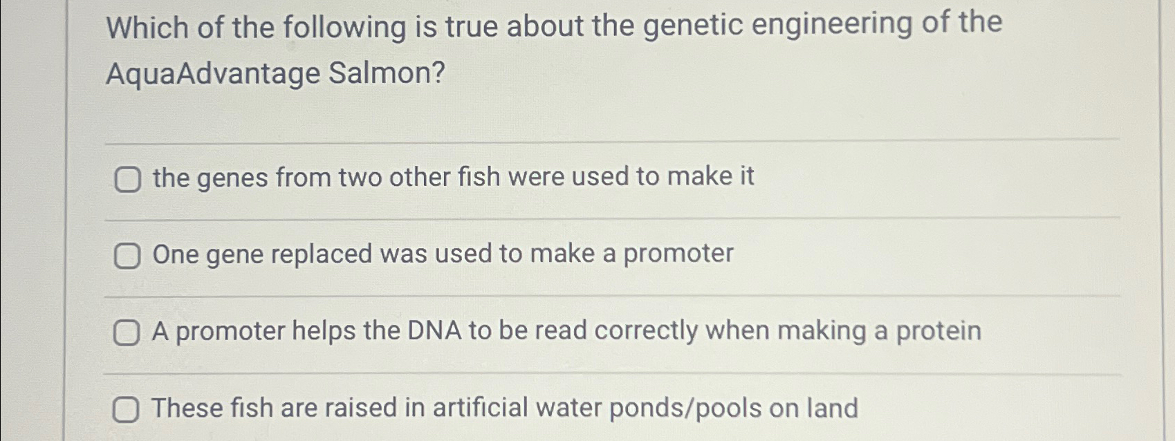 Solved Which of the following is true about the genetic | Chegg.com