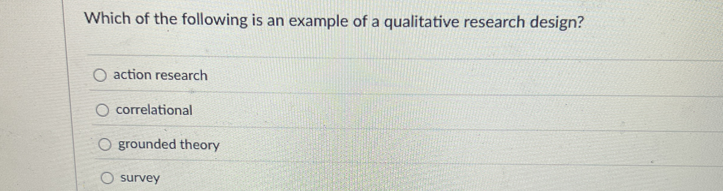 Solved Which of the following is an example of a qualitative | Chegg.com