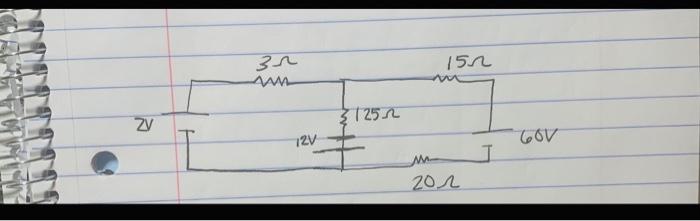 Solved Determine the current through the voltage across and | Chegg.com