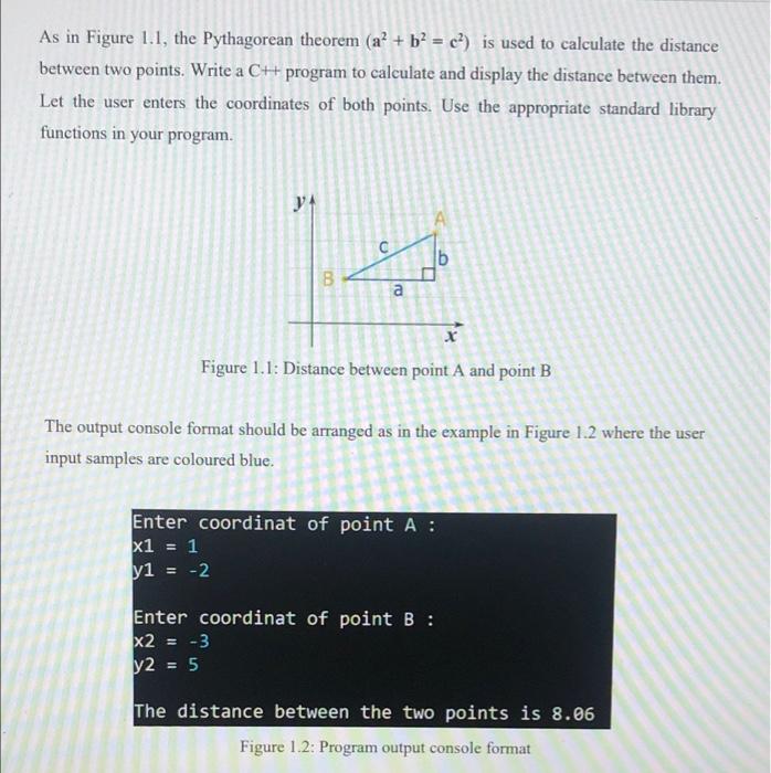 pythagorean theorem assignment 1