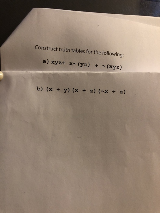 (Solved) : Please Help B Truth Tables B C Dfor Non Abbreviated Logic ...