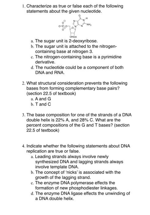 Solved 1. Characterize as true or false each of the | Chegg.com