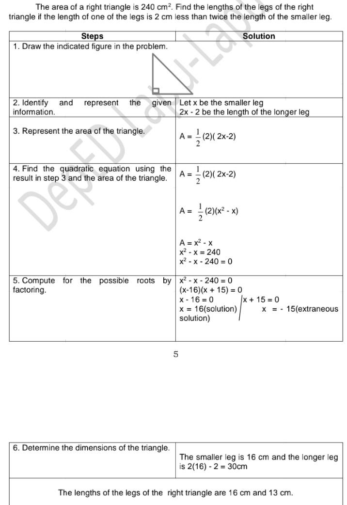 Solved The area of a right triangle is 240 cm? Find the | Chegg.com