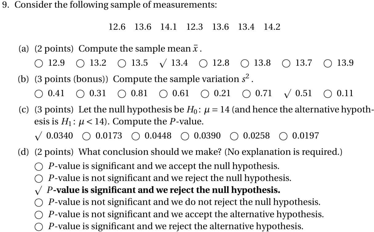 Solved Consider the following sample of | Chegg.com