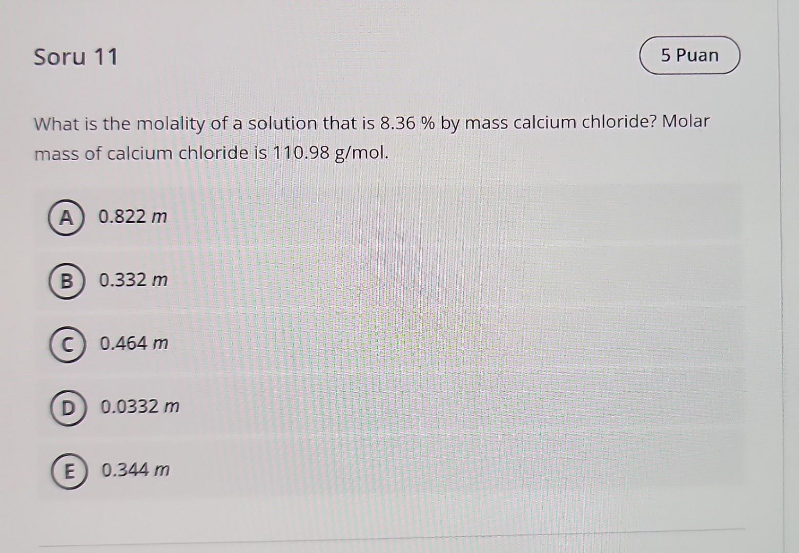 Solved What Is The Molality Of A Solution That Is 8 36 By Chegg Solved what is the molality of a solution that is 8 36 by chegg