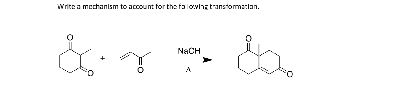 Solved Write a mechanism to account for the following | Chegg.com