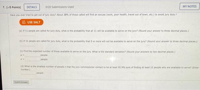 Solved Ive You Ever Tried To Get Out Of Jury Duty? About 28% | Chegg.com