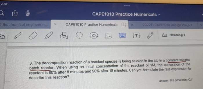 Can I Get Solution To This Question Not Graphical Chegg