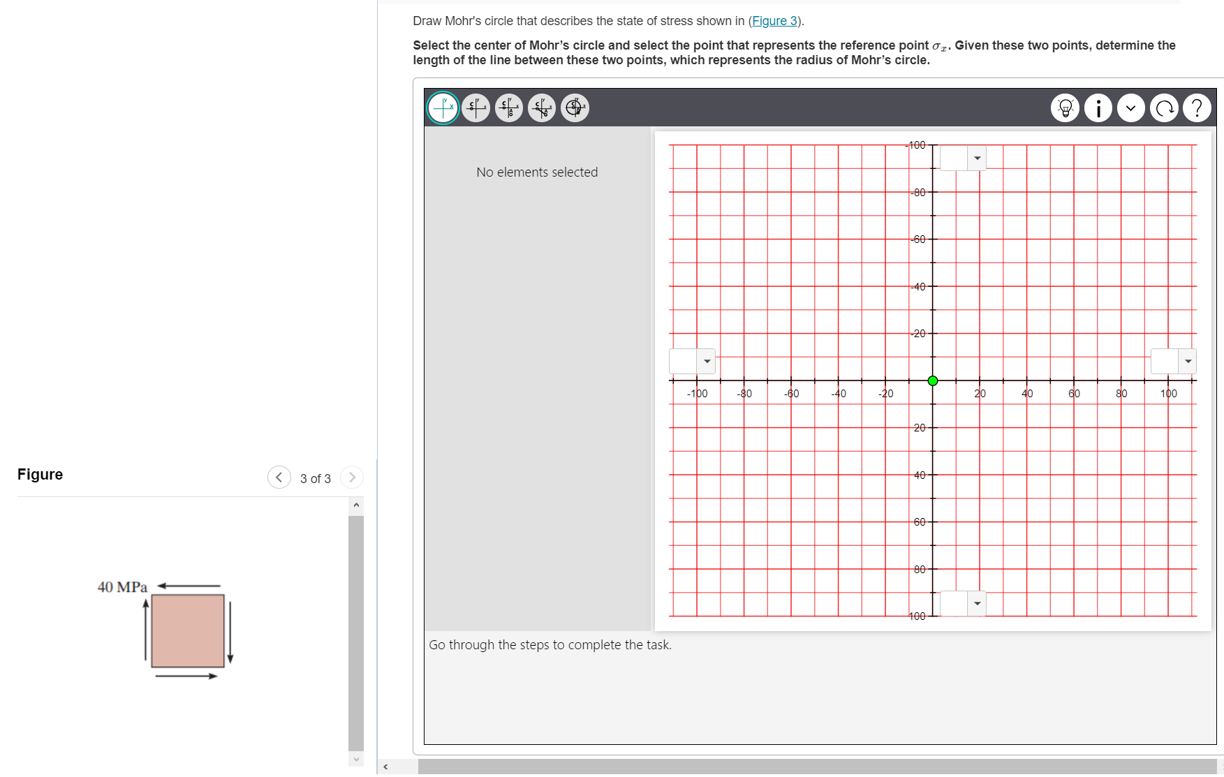 Solved Draw Mohr's circle that describes the state of stress | Chegg.com