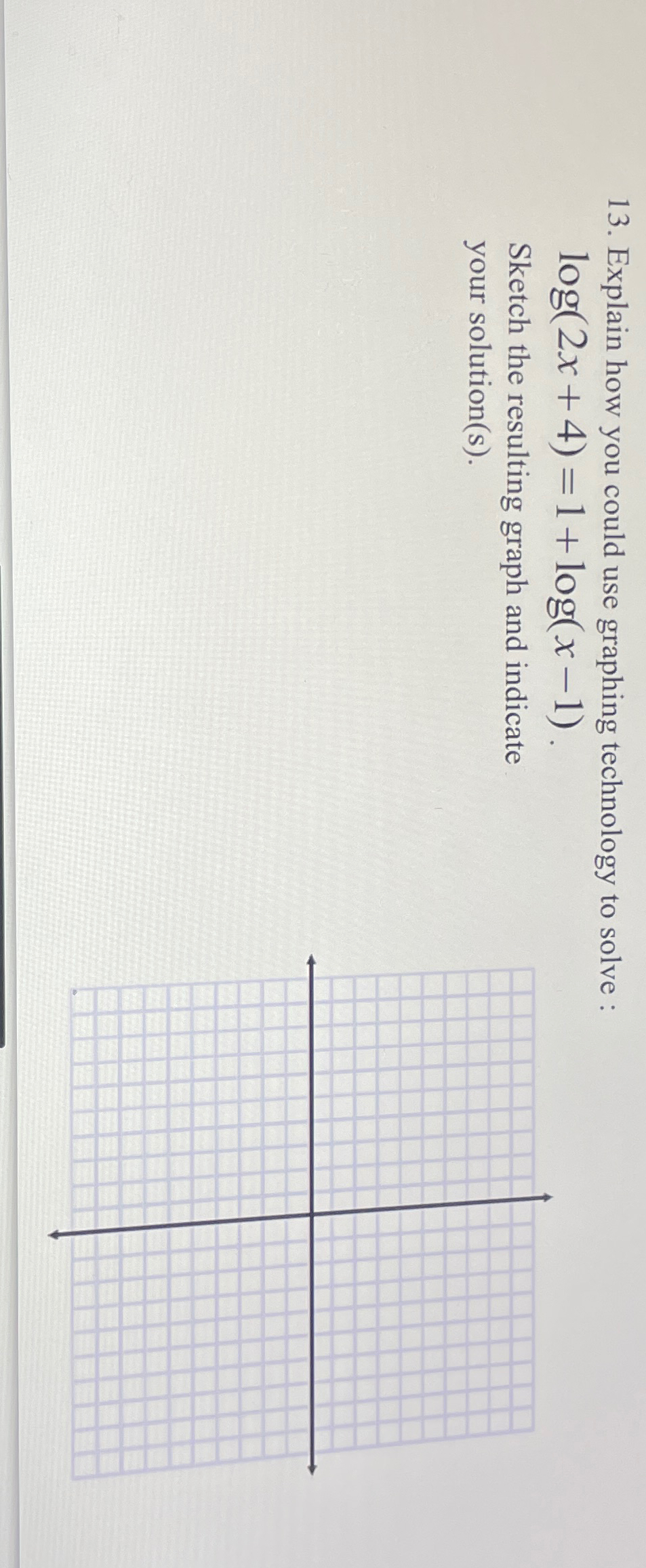 Solved Explain how you could use graphing technology to | Chegg.com