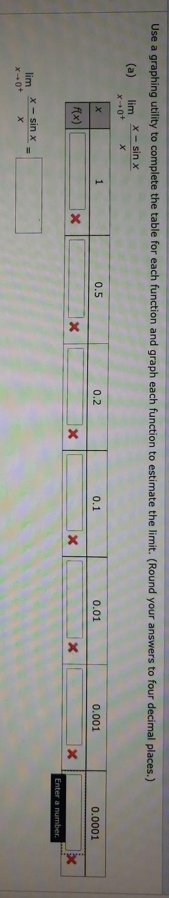 Solved graphing utility to complete the table for each | Chegg.com