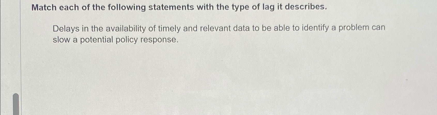 Solved Match each of the following statements with the type | Chegg.com