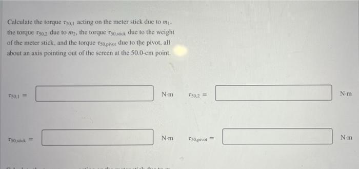 Solved A 50.0-g meter stick is balanced at its midpoint | Chegg.com