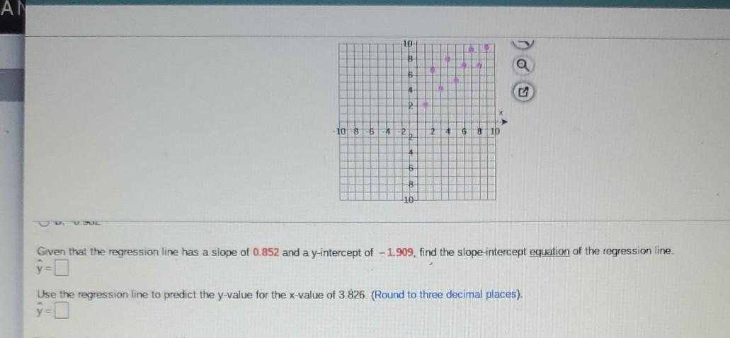 Solved AN 10 -10 8 6 2 6 8 חן 4 -6 10 Given that the | Chegg.com