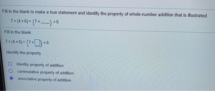 Solved Fill in the blank to make a true statement and | Chegg.com