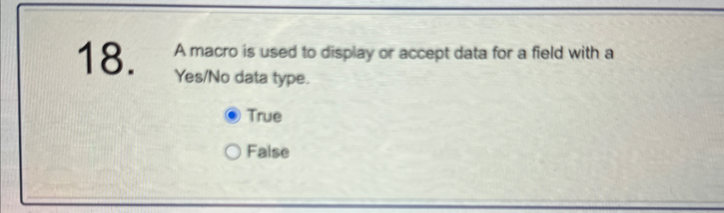 Solved A macro is used to display or accept data for a field | Chegg.com