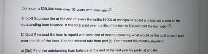 20000 Loan 10 Years