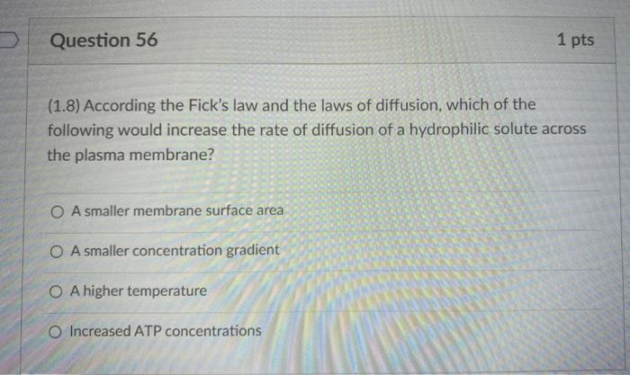 Solved (1.8) According the Fick's law and the laws of | Chegg.com