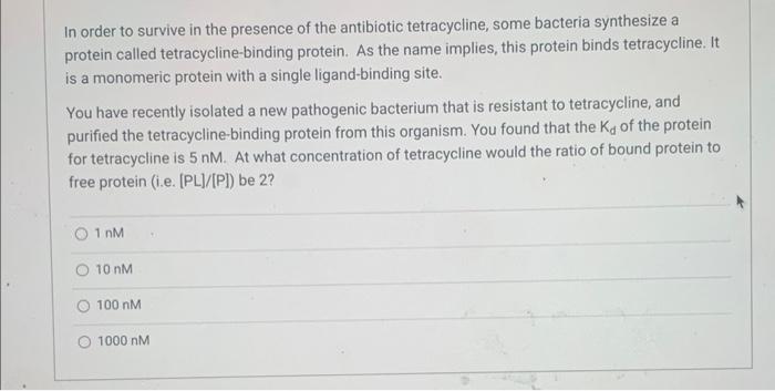 Tetracycline Order