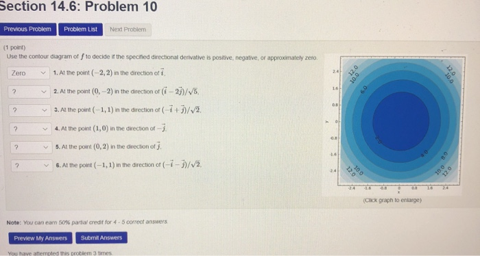 Solved Section 14.6: Problem 10 Next Problem Problem List | Chegg.com