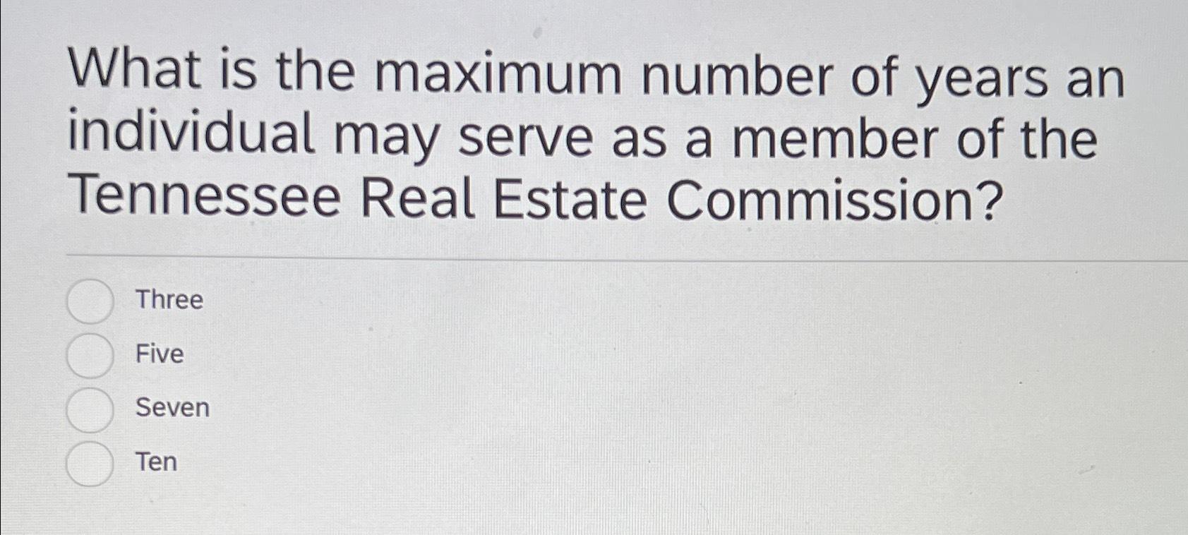 Solved What is the maximum number of years an individual may