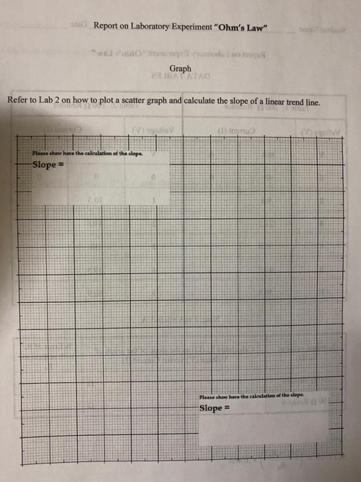 Solved Section Date Student Name Report on Laboratory | Chegg.com