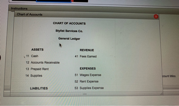 Chart Of Accounts For Personal Expenses