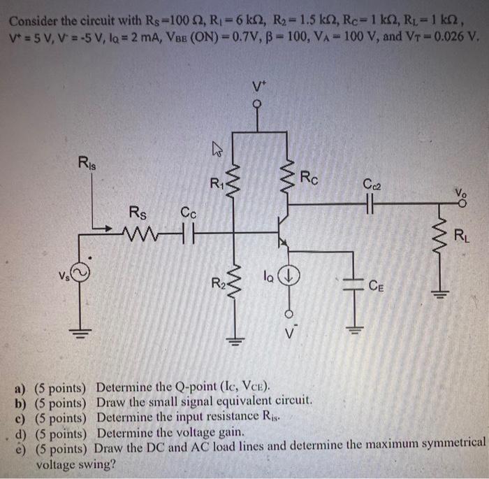 Solved Consider the circuit with \\( | Chegg.com