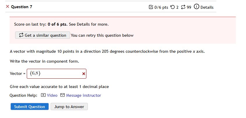 Solved Question 7Score on last try: 0 ﻿of 6 ﻿pts. ﻿See | Chegg.com