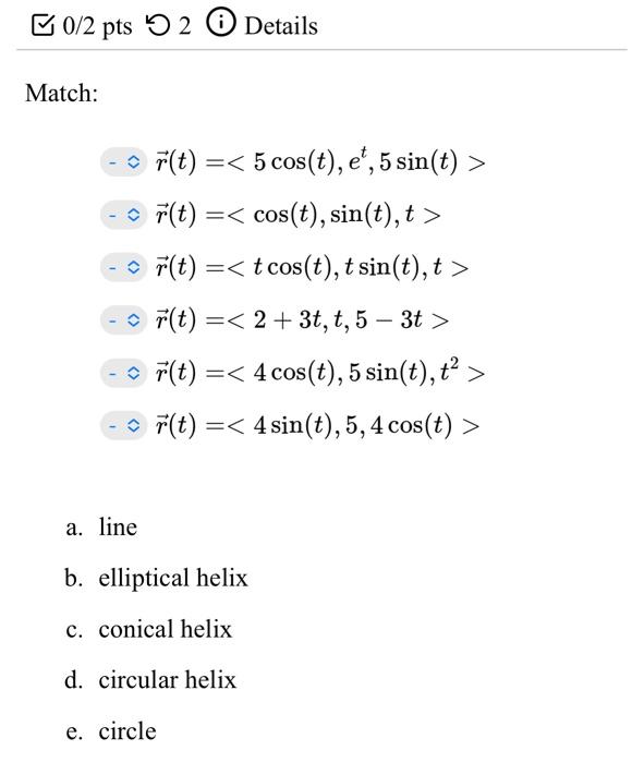 Solved Match: | Chegg.com