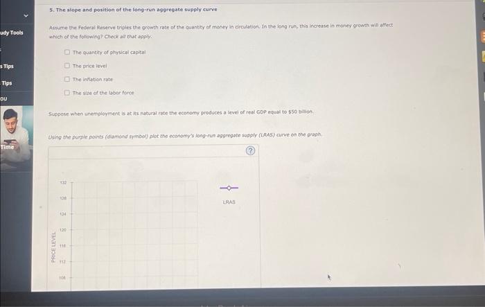 Solved 5. The Slope And Position Of The Long-run Aggregate | Chegg.com