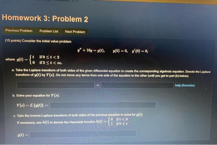 Solved (15 Points) Consider The Initial Value Problem Where | Chegg.com