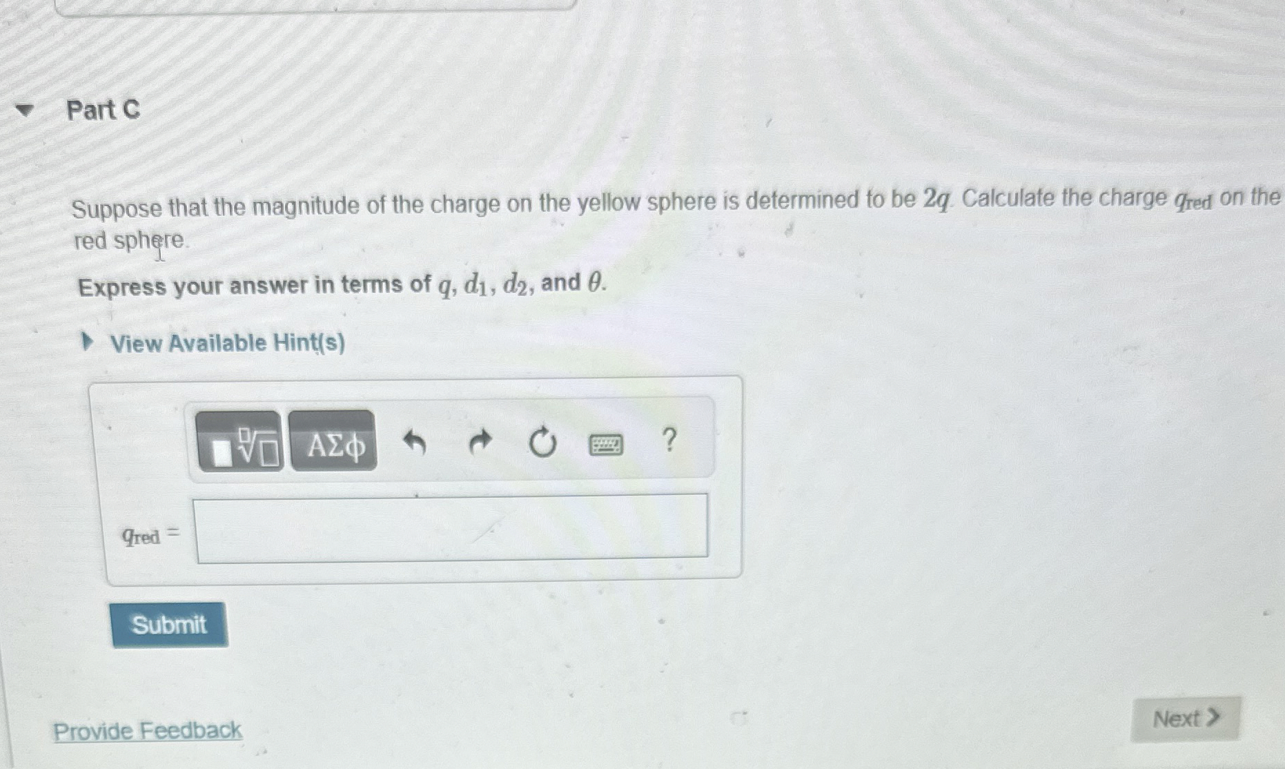 Part CSuppose that the magnitude of the charge on the | Chegg.com