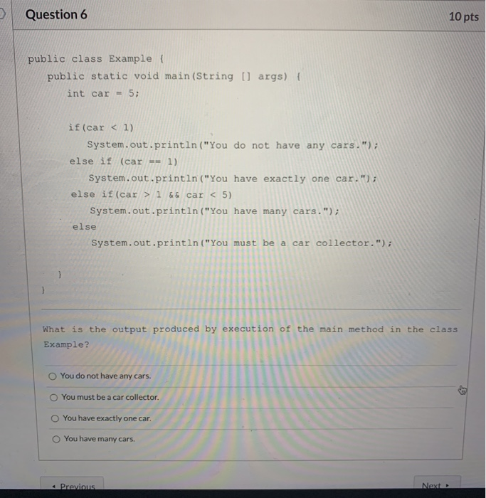 Solved Question 1 10 pts Which of the following is the best | Chegg.com