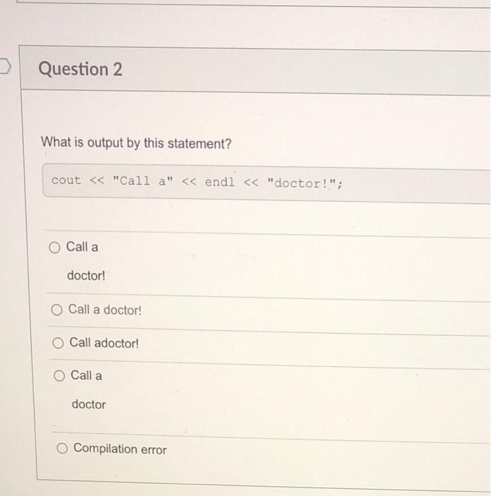 Solved Question 1 What Will A Compiler Do For The Following | Chegg.com