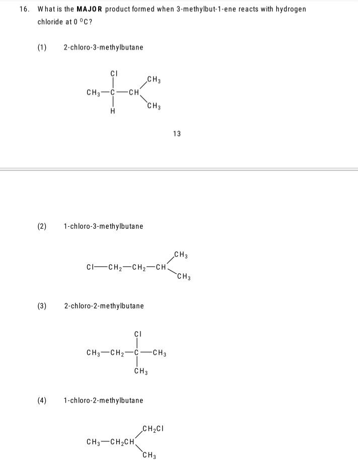Solved 9. Consider the following reaction: CH2CH=CH2 + HCI | Chegg.com